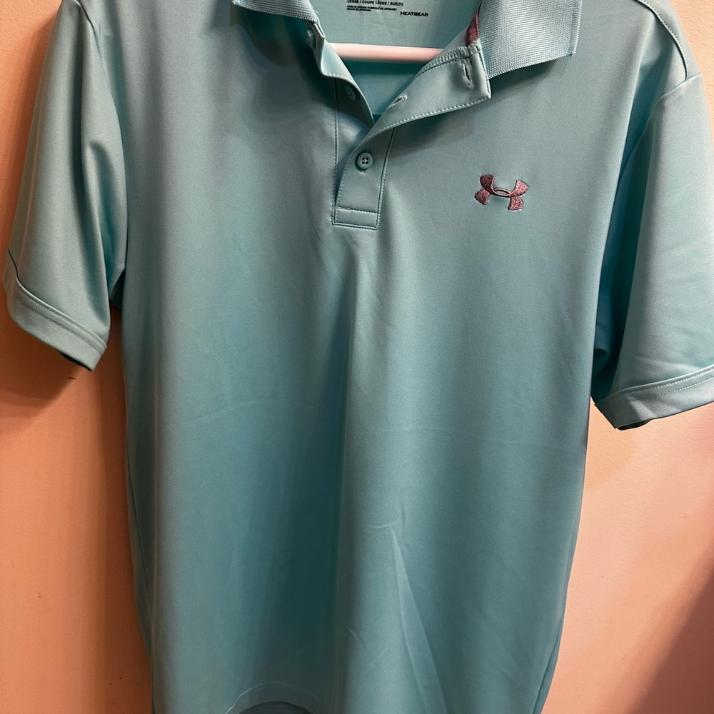 Under Armour Men's Teal Polo Shirt